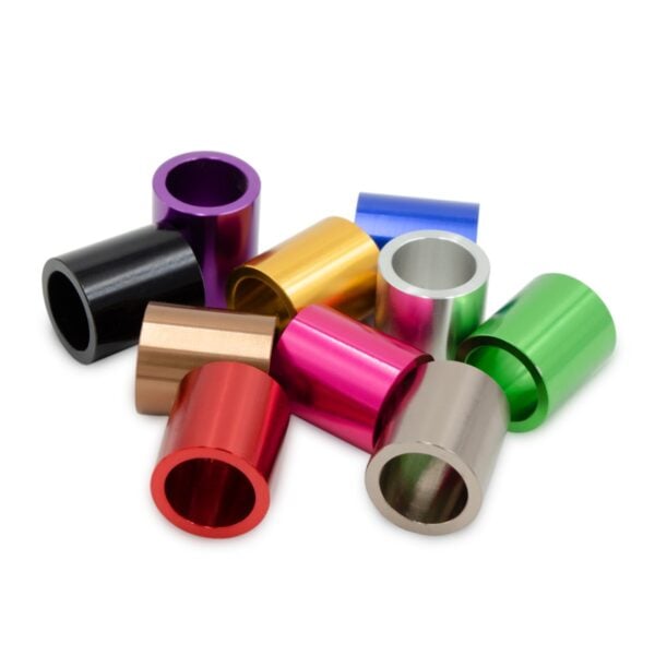 10 wheel support spacers in different colours