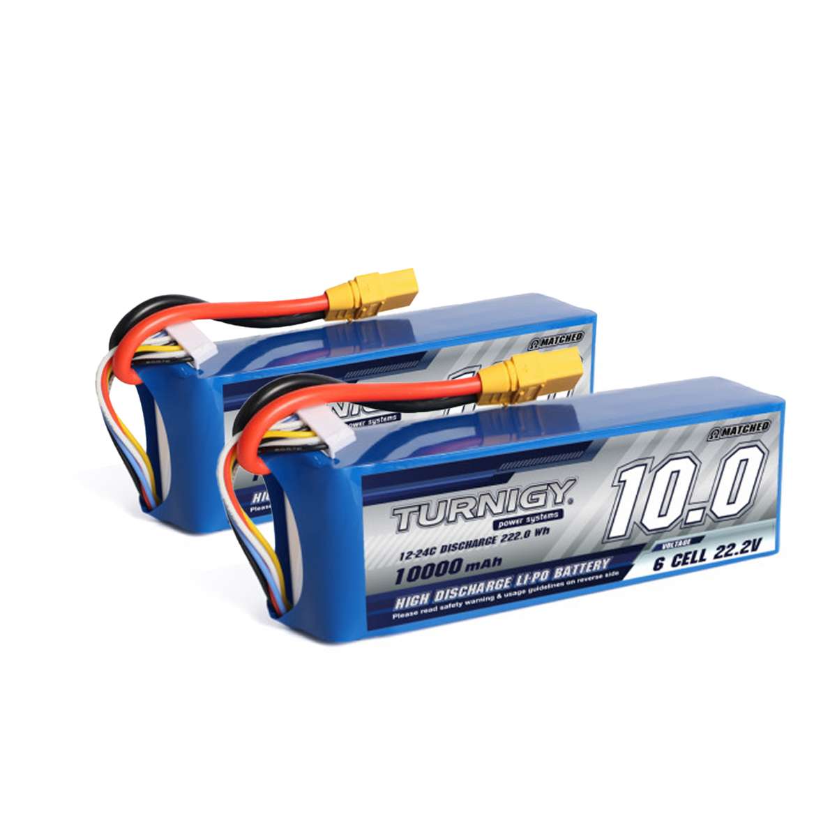 Jump Board Batteries – 2x 6S 10000mAh Lipo – UK ONLY